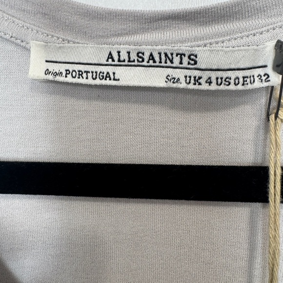 All Saints Sleeveless Dress Grey - Picture 12 of 14